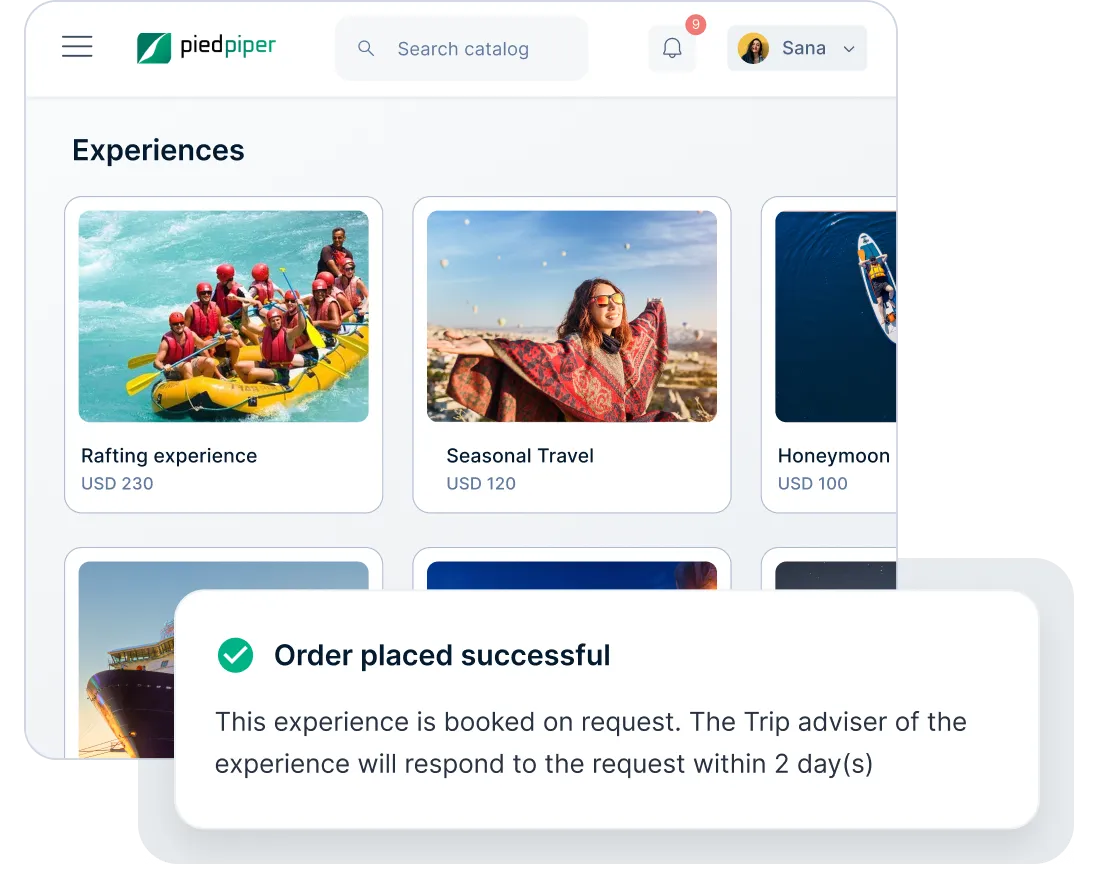Experiential rewards