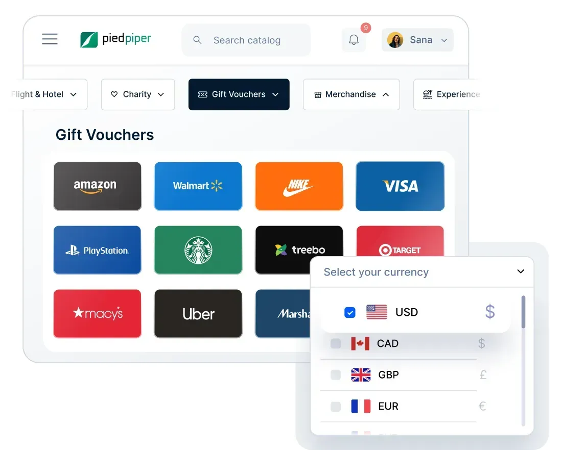  Gift cards 